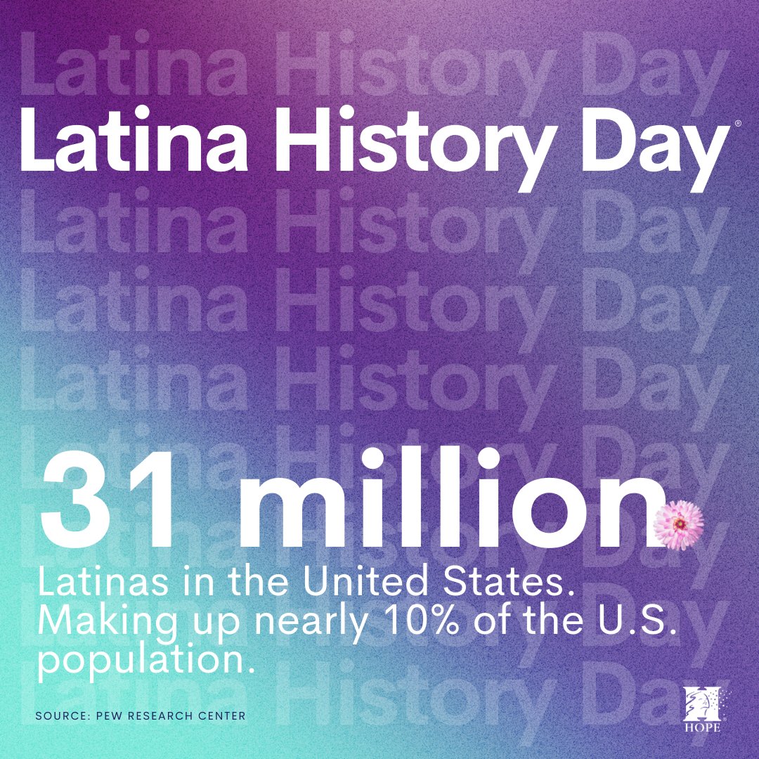 Today is the 31st Annual Latina History Day memorializing the important role Latinas play in American society & recognizing the contributions of @HOPELatinas to advancing the economic & political parity of Latinas. Happy #LatinaHistoryDay!
#LatinaHistoryDay #LatinaGenius #LHD2022