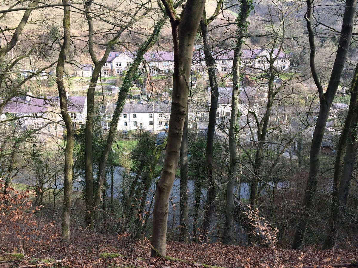DfsStubbs's tweet photo. #LittonMill and #WatercumJollydale from the #MonsalTrail in the #Derbyshire #Dales #PeakDistrict https://t.co/OWQ5ecFYih