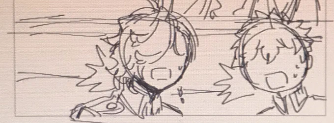 既にかわいいからこのコマだけ早く描きたい 