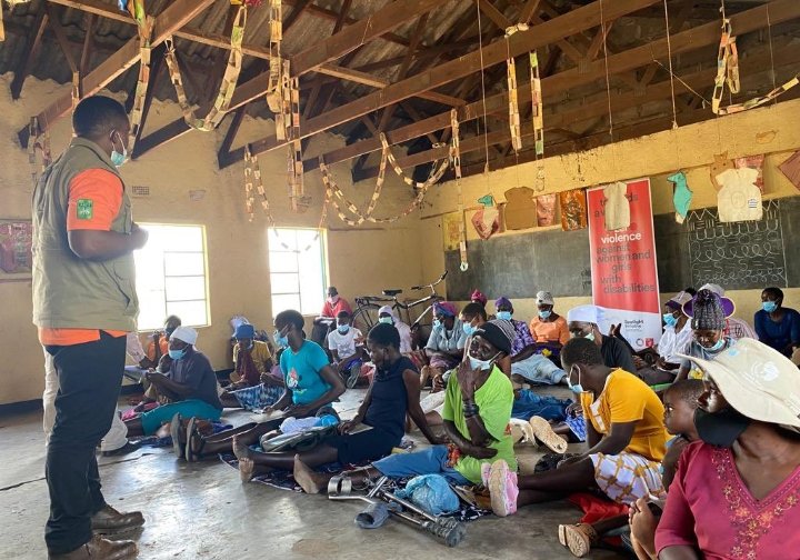 AfricaLinc's tweet photo. Many were gathered yesterday in Checheche Chipinge District as @LCDZim continued with the training of women and girls with #disabilities on the law, law making process, sexual reproductive health rights &amp; sexual gender based violence.

#disabilityinclusion #SGBV #WomensMonth2022 https://t.co/TWPMDcLKyj