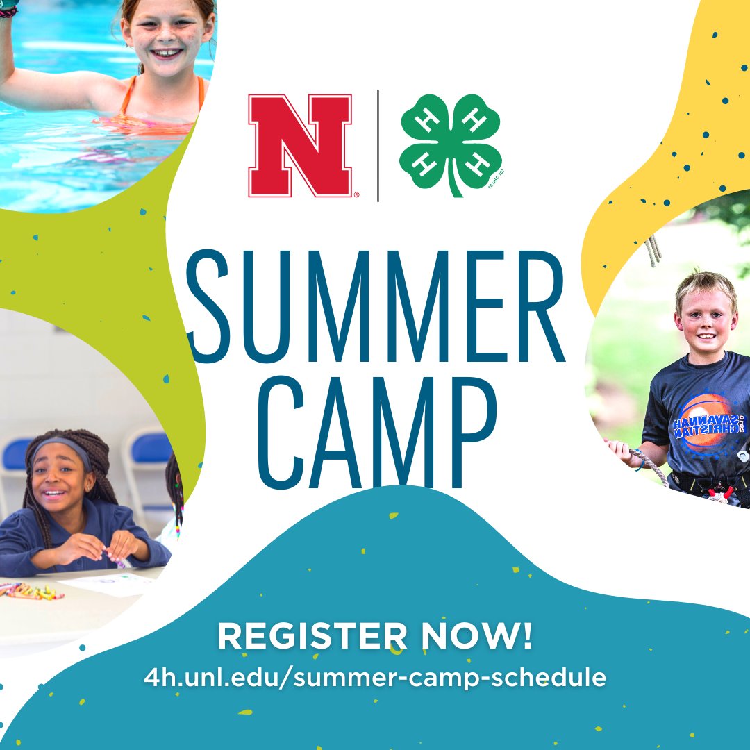 WCNE4H's tweet photo. @Nebraska4H Summer Camp season will be here before you know it! Register now at https://t.co/aVU71p0RY2. https://t.co/iNuZRHJxpy