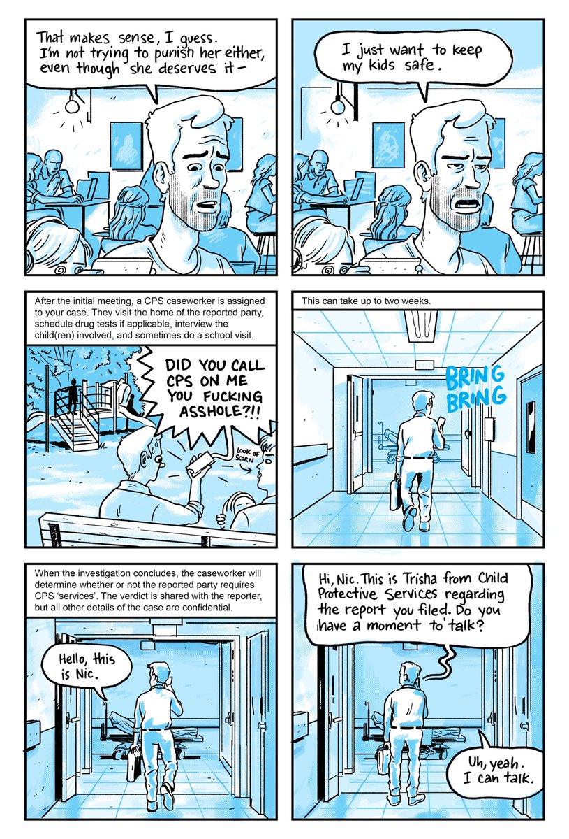 My adventures w/CPS continues #graphicnovel #comics #graphicmemoir #singleparent