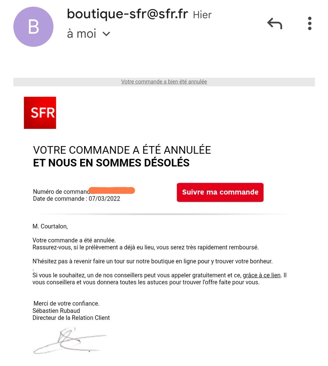 CCourtalon's tweet photo. @SFR_SAV bonjour après avoir passé commande chez vous pour une offre box + mobile j'ai revu ça hier soir, une idée pourquoi ? https://t.co/5HgthU3BHK