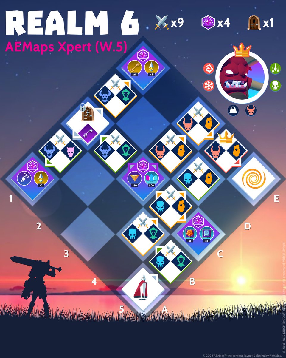 aemylos's tweet photo. AEMaps Xpert - the last batch of week 5.
"I hate everything about bears!" 
🐻😡🐻

#knighthoodgame #theriftmaps https://t.co/XuElcPIwrb
