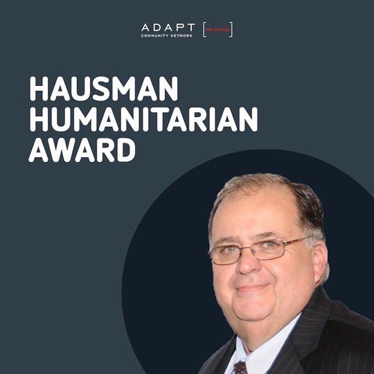 MediSked's tweet photo. MediSked congratulates ADAPT’S CEO, Edward R Matthews, as this year’s recipient of the Hausman Humanitarian Award!
@adaptwechange
#adaptcommunitynetwork #ADAPTGala https://t.co/m98COB4QlM