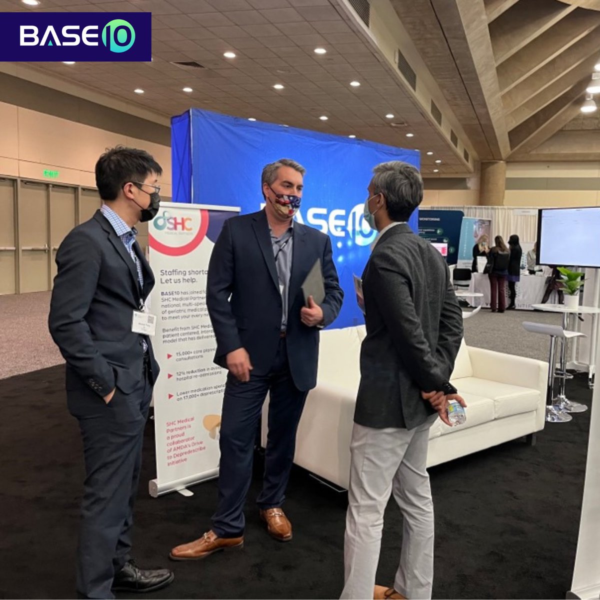 Base10Genetics's tweet photo. We have the data and the technology, now we have the people. BASE10 is excited to be working with @shcmedicalpartners to offer a national network of medical practitioners to meet your specific needs. @Arif_Nazir_MD
#AMDA #PALTC22 https://t.co/Hufd5p94To