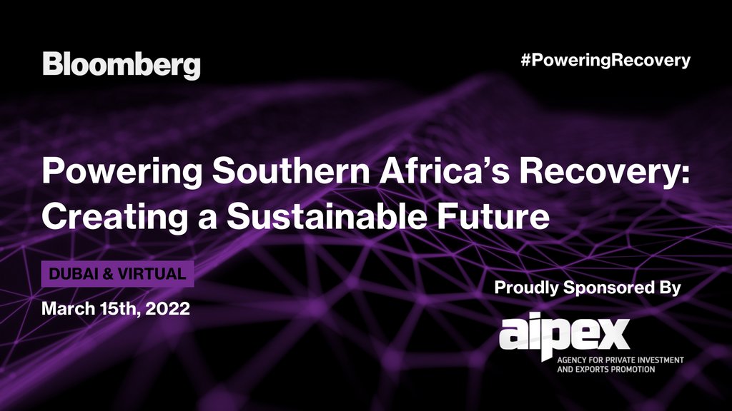 BloombergLive's tweet photo. Many African economies are embracing renewable energy to accelerate their journey towards a greener future. Discover how Southern African nations are finding sustainable ways to meet expanding energy demands at #PowerRecovery with @AipexA. https://t.co/vHS1CKvGLl https://t.co/caGbTuWAjY