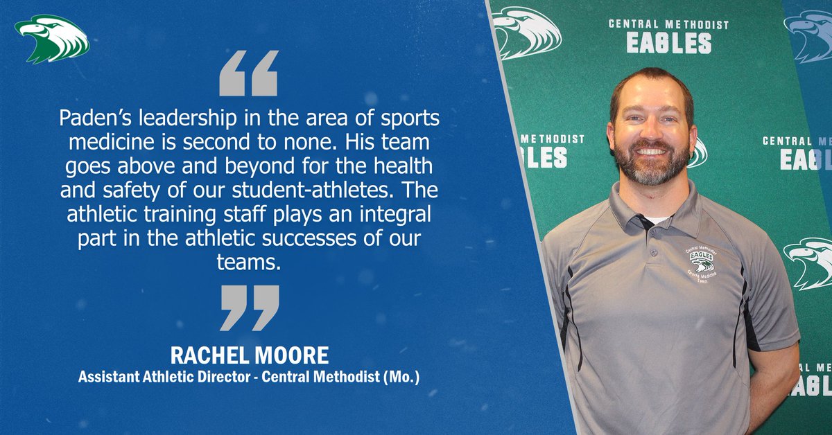 NAIA's tweet photo. NAIA Athletic Training Appreciation - Paden Kleinhesselink @cmueagles 

Thank you for providing our student-athletes with exceptional care!

#EssentialToHealthCare #NATM2022 @NATA1950 @NAIAATA20 https://t.co/xEXtC4fVVl