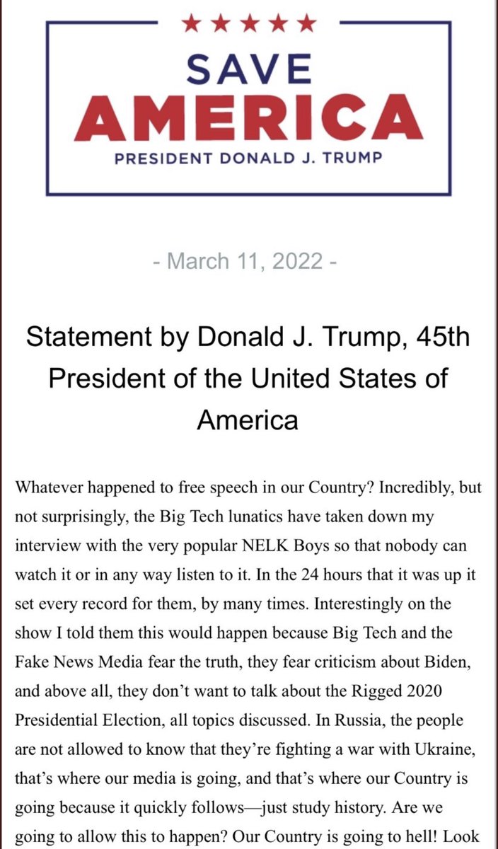 KyleForgeard's tweet image. So crazy for donald fucking trump to be mentioning the NELKBOYS!