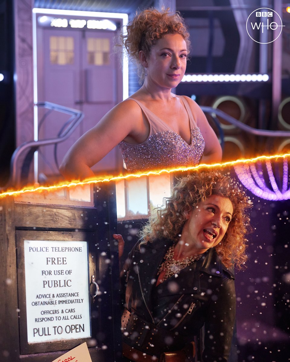 bbcdoctorwho's tweet photo. "You and me, time and space. You watch us run!" 💙💙

A very Happy Birthday to Alex Kingston, who plays the legendary River Song! 🥳 https://t.co/S2dDOlCoFl