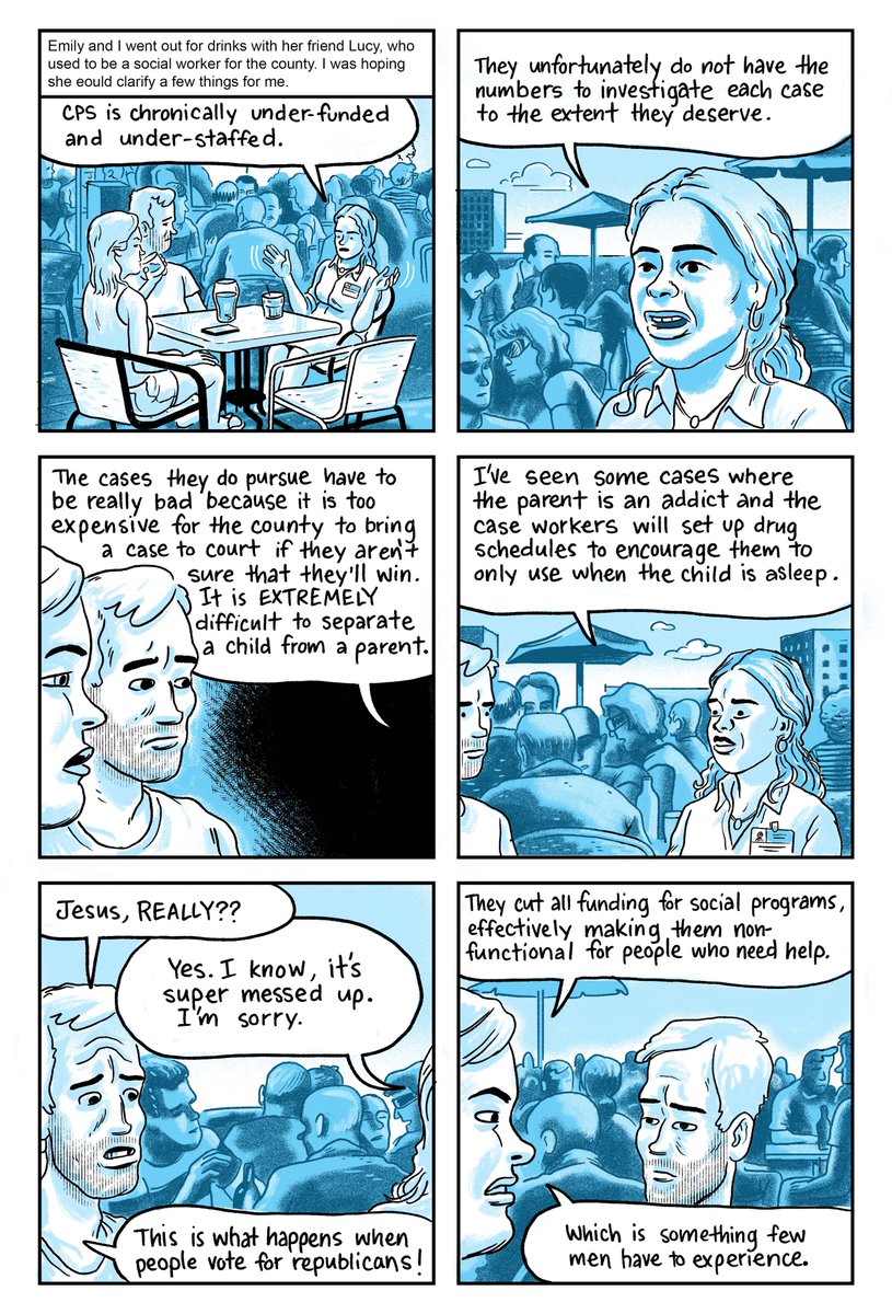 The #sicksadworld of CPS continued
#graphicnovel #graphicmemoir #comics #CPS #pillhillcomic