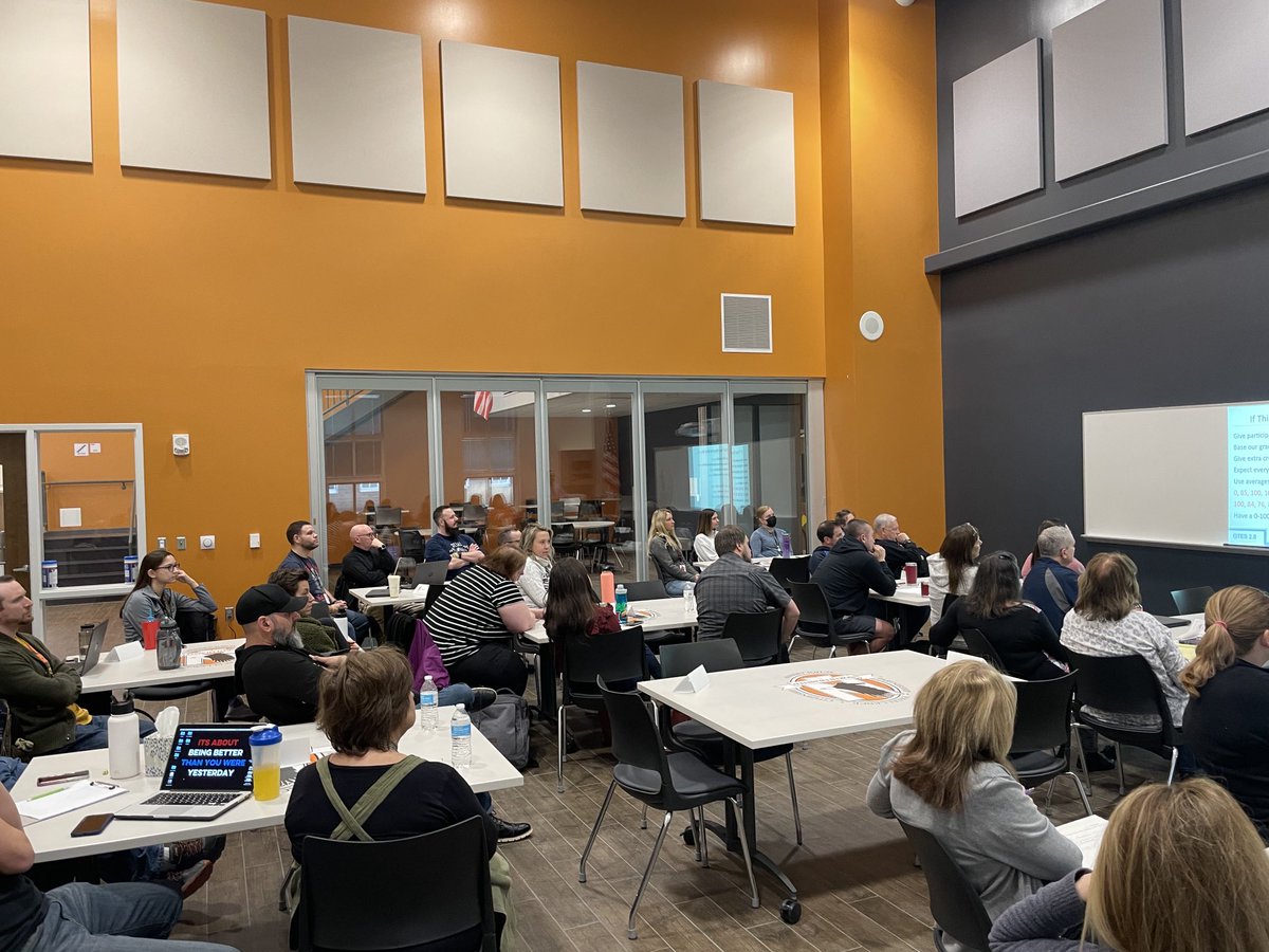 NOCSHR's tweet photo. Teachers engaged with Dave Kish Assistant Superintendent Lorain County ESC on HQSD. https://t.co/vK3eTZxV2r