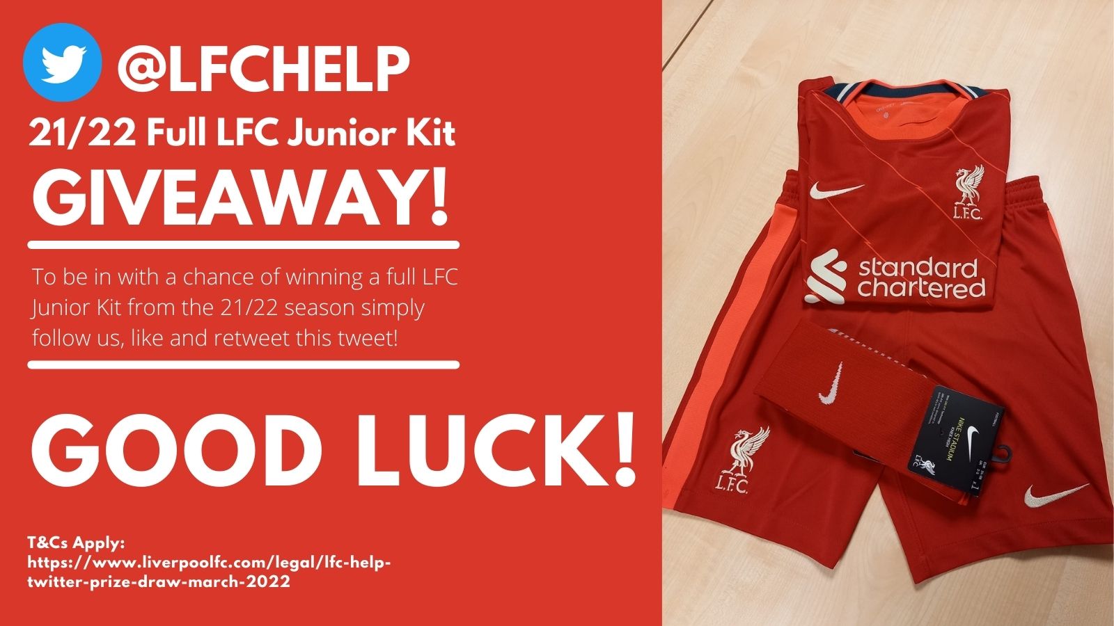 Liverpool FC — LFC Help Twitter Prize Draw