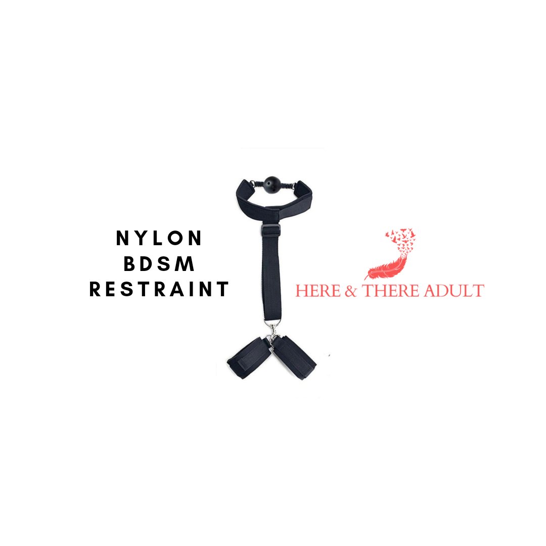 herethereadult's tweet photo. This BDSM restraint is a submissive's favourite accessory.   

An adjustable nylon bondage restraint complete with ball gag, so it's safe to say that you'll get more than a mouth full.

Choose from either Black or red and dive into your fantasy!

https://t.co/nprYojGdev https://t.co/BECRiaP3DX