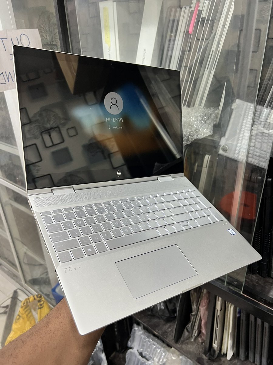 Geekglobaltech's tweet photo. 🇺🇸US Used 
HP Envy 15 2 in 1
8gb ram | 1 tb hdd
Core i5 8th Gen
Fingerprint | Convertible 
Touchscreen 
Comes with charger 
Direct Legit as New♡

Price: 328k 

Please if this make it to our TL
Kindly help me hit the ❤ &amp; Retweet Button.
#WeekendsOffer #GeekTech https://t.co/B4CbptZgdL