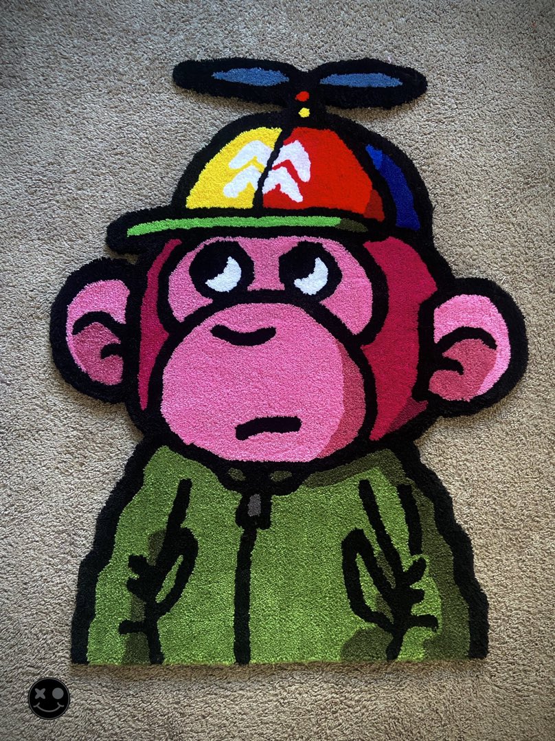 MomosNFTs's tweet photo. GM Momos! Here’s an early secret… there’s some hidden utility in our NFTs. Mint this specific NFT, We send this physical rug hand made by @Trenkyy ! https://t.co/kKltm8MGgi