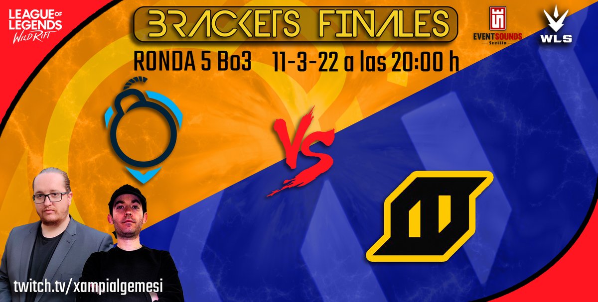 RONDA 5 - FASE FINAL - WLS

🥊 @BlowsGaming  🆚 <a href="/_Howlesports/">Howl Esports</a> 
⏰ 11-03-2022 / 20:00h - 8:00 PM  CET
🎤 <a href="/Xampialgemesi/">Xampialgemesi</a> ➕ <a href="/JaviGinger/">Javier 'JaviGinger' Molina</a> 
📺 twitch.tv/xampialgemesi