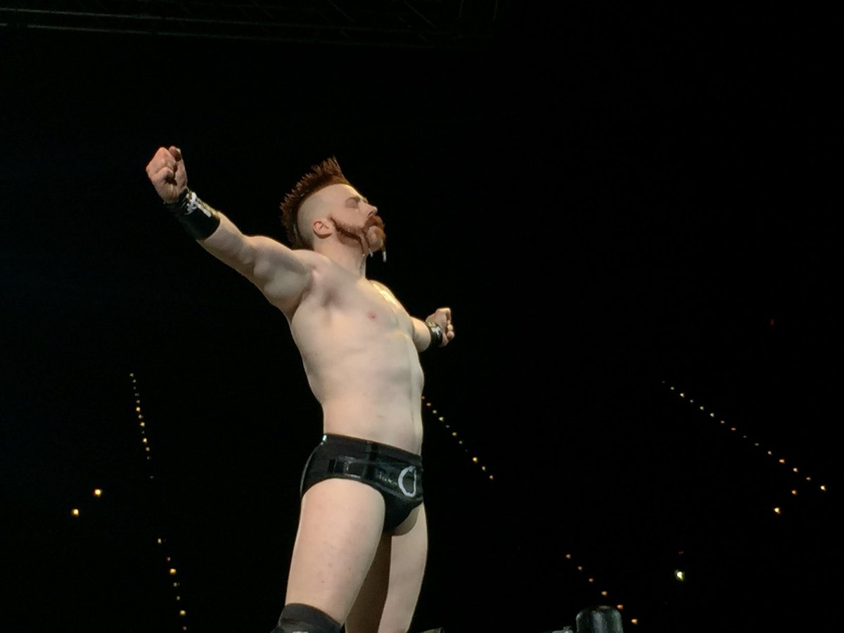 Y101Jackson's tweet photo. Thanks to @wwe superstar ⁦@WWESheamus⁩ for talking to ⁦@superbusradio⁩ and ⁦@RadioJennRyan⁩ today.  There’s so much excitement to have #WWE’s Road to #Wrestlemania passing through #Jackson at the Coliseum Saturday night! 

📸 ⁦@superbusradio⁩ https://t.co/h7XR8ylp6a