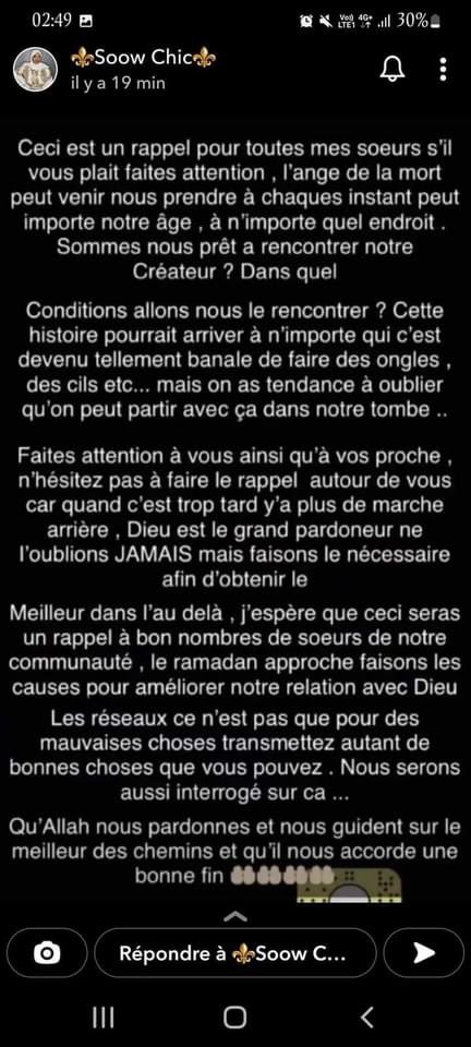 Makhfouss2's tweet photo. Qu'Allah nous guide, et nous accorde à tous une belle fin. 

Moy Goor di Djigueen kou nék warna xolaat taxawaayam si kow aduna. Il m’est arrivé une fois de discuter avec un ami de mon père qui fait des lavages mortuaire mouni “Meuss naay sang bén jeune mais yaram bi yeup dako https://t.co/U8Cyia2oH7