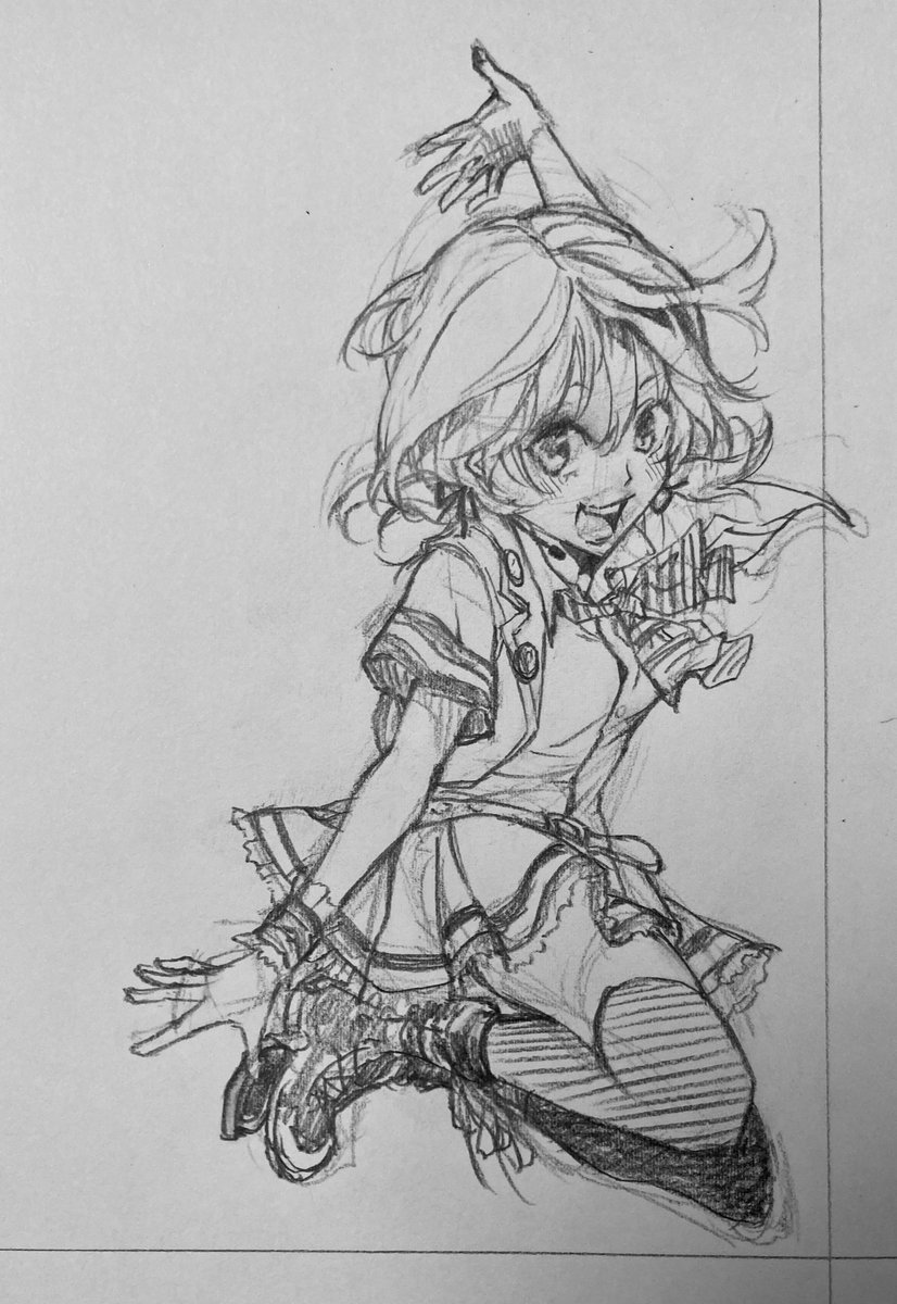 ダンダダン模写(下描き)

簡易模写 