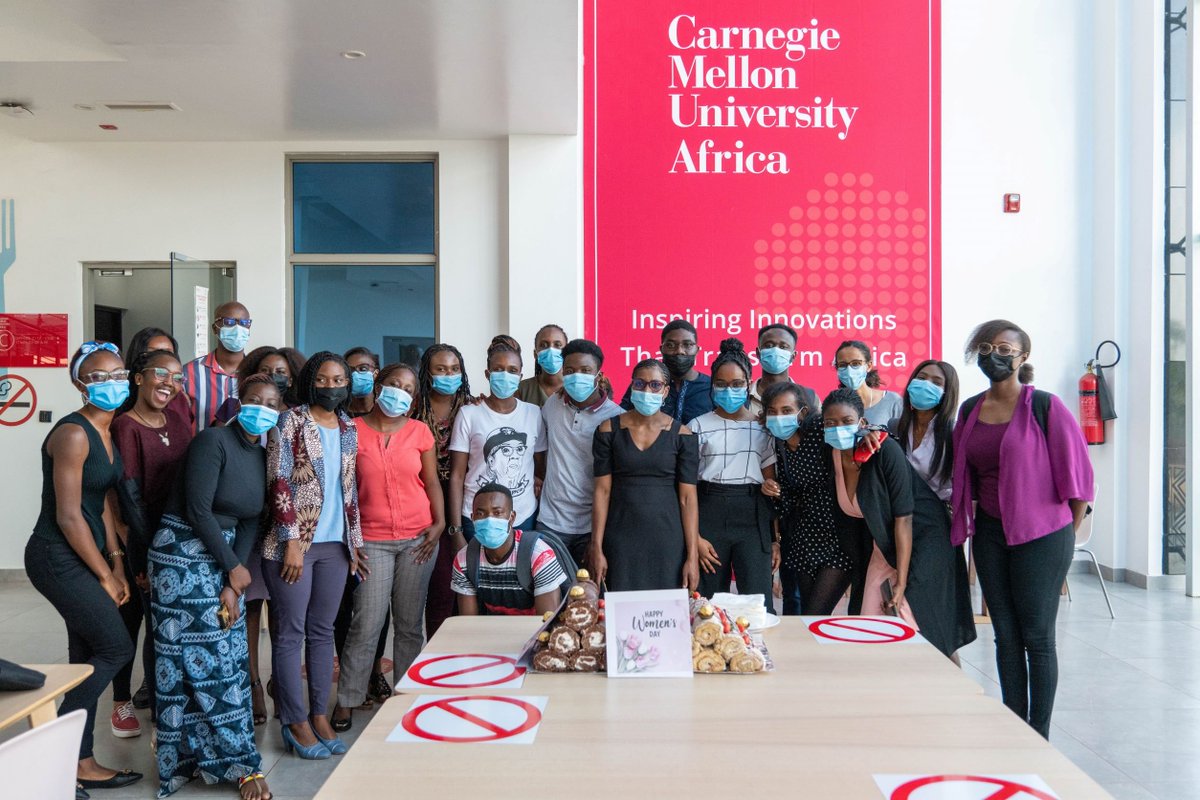 cmu_africa's tweet photo. CMU-Africa highlighted #IWD2022  with a screening of ‘Losing Lena’, and an inaugural community dialogue by staff, faculty, and students on this year’s theme “Breaking the Bias”, followed by cake cutting to celebrate the day. #LifeAtCMUAfrica
#IWD 
#BreakTheBias https://t.co/wytJ6n5PN5