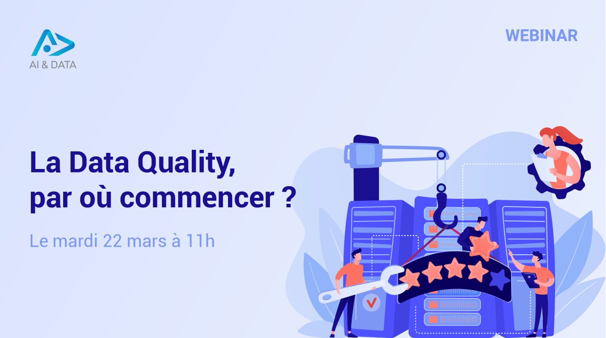 Des datas propres sont le fondement de toute stratégie relationnelle réussie.
Mais comment y parvenir ? En vous inscrivant à notre prochain webinar “Data Quality, par où commencer ?” le mardi 22 mars à 11h.

bit.ly/3CBoc3u

#data #dataquality #IA #AI #CRM #smartdata