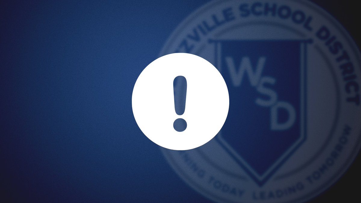 ALERT: All schools in the WSD will have a 2-HOUR DELAYED START today, Friday, March 11, to give crews extra time to clear slick roads throughout the District. All morning buses will pick up students two hours later than usual, and dismissal will be at the regular time.