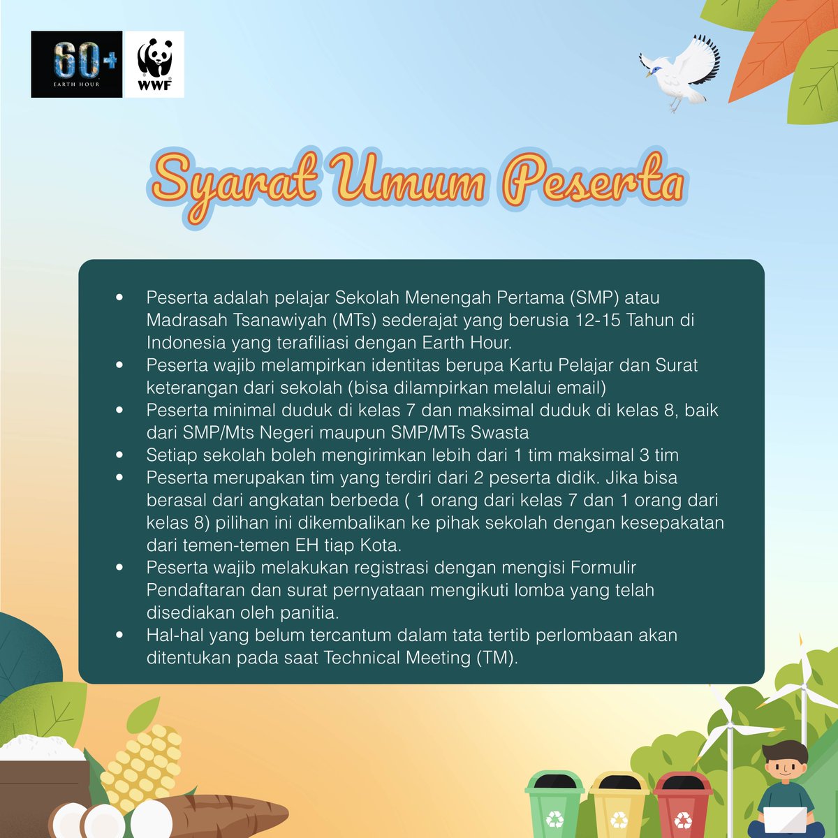 Earth Hour Malang tweet media