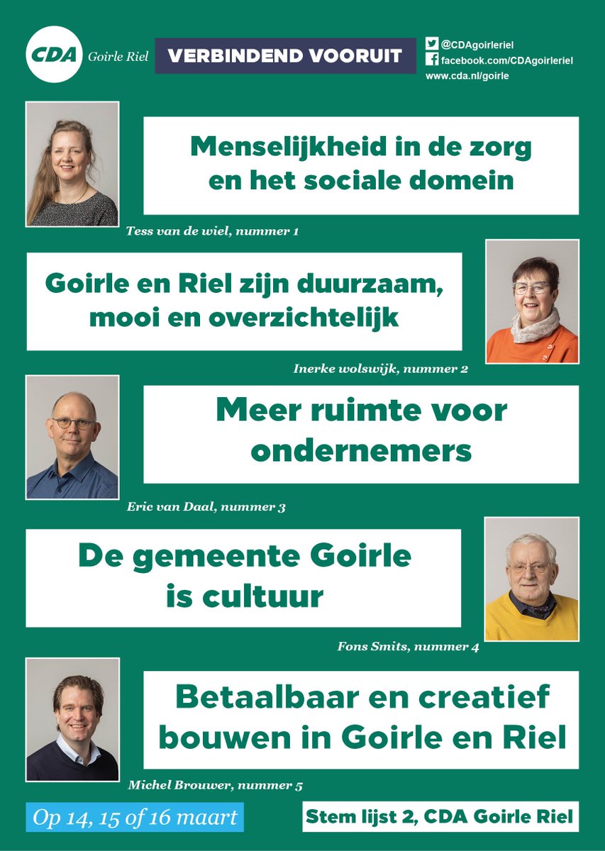 #verkiezingen #cda #goirle #riel #GR2022