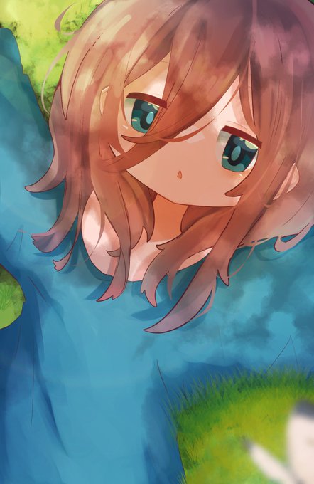 あわてるるさんがTwitterに投稿した中野三玖(五等分の花嫁)のイラスト。