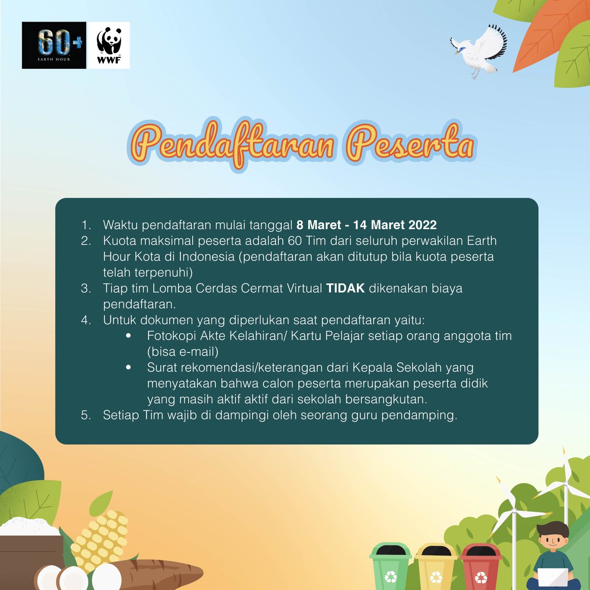 Earth Hour Malang tweet media