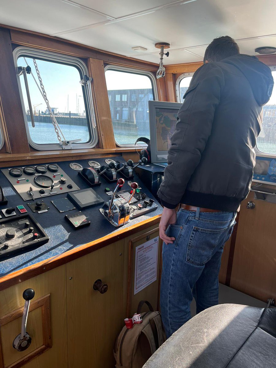 Vissersbond's tweet photo. Vandaag zijn collega’s @btscholten en Ruben van Beek in Breskens, Vlissingen en Stellendam voor de #plotterbestanden en ander divers werk aan boord bij de leden #vissers https://t.co/5ugLKANW6Q