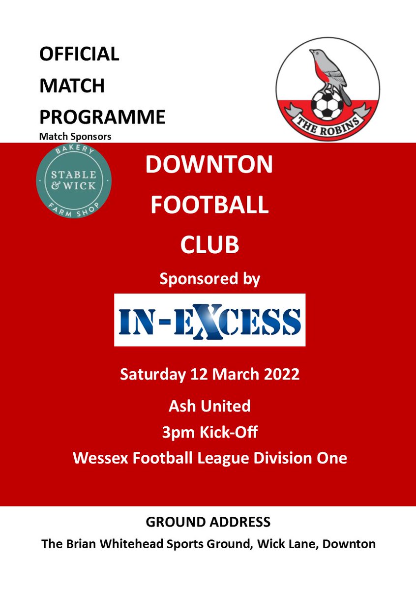 JMAProgrammes's tweet image. This Weekend&apos;s Programmes:

Printed: @EEFCOfficial @JARVISBROOKFC @FootballBashley @MONEYFIELDSFC @farehamtownfc @DowntonFC @blfccommunity @AFCTotton @MillbrookFC1 

Online: @StorringtonFC @CopthorneFC @BemertonHeathFC 

#NonLeagueFootball
#MatchdayProgrammes
#JMA