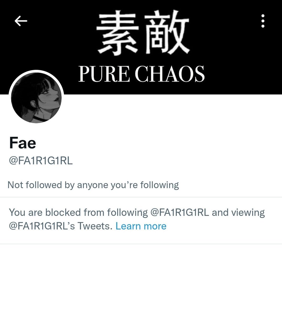 dihterzummer45's tweet photo. imagine u roast someone so hard w a meme that they even block u 💀 https://t.co/r84S3iFlu7
