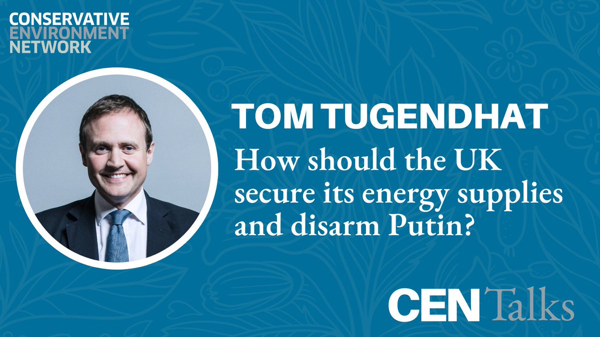 CEN_HQ's tweet photo. 🎙 NEW #CENTalks Podcast

We ask @TomTugendhat how the UK can strengthen its energy security, deprive the Kremlin of oil and gas revenue, and protect people from volatile fossil fuel prices.

🎧 LISTEN ⏩ https://t.co/Eq9B3Rn3w1 https://t.co/cwQVShKZ81