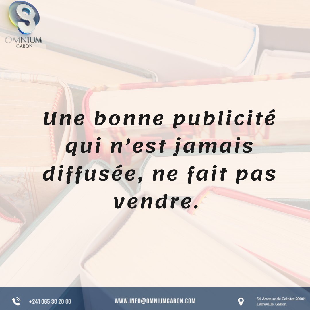 omniumbillboard's tweet image. OMNIUM GABON ou la visibilité absolue, venez vous afficher chez nous. Vous n'avez plus aucune raison le couvre-feu est abolie...Bonne fin de semaine !!
#omniumgabon #affichezvous #gabon #publicité #visuel #ecransled #panneausucette #panneau4X3 #visibilité #communication