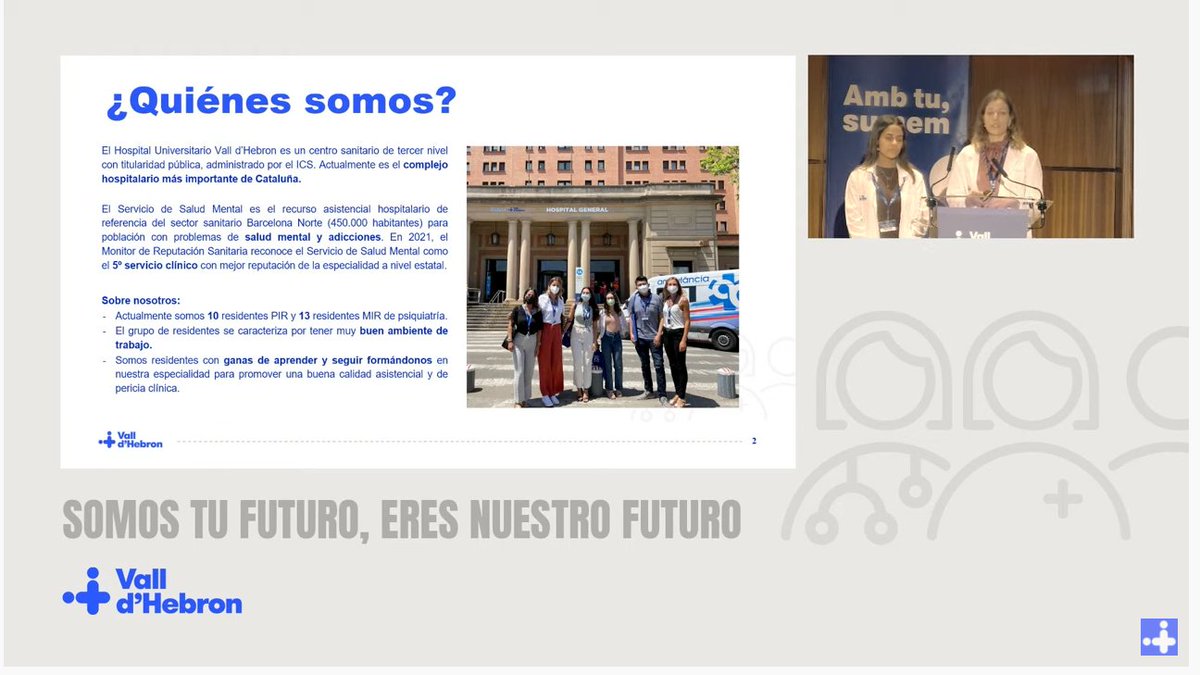 vallhebron's tweet photo. #PIR22 - En Vall d'Hebron queremos ser referentes para el diseño, estudio e investigación de formas más eficaces, efectivas y eficientes de abordar las enfermedades de salud mental.
Toda la información para #ResidentesVH en https://t.co/QMuFyXhxwg https://t.co/T2Rz3Hc0Ar
