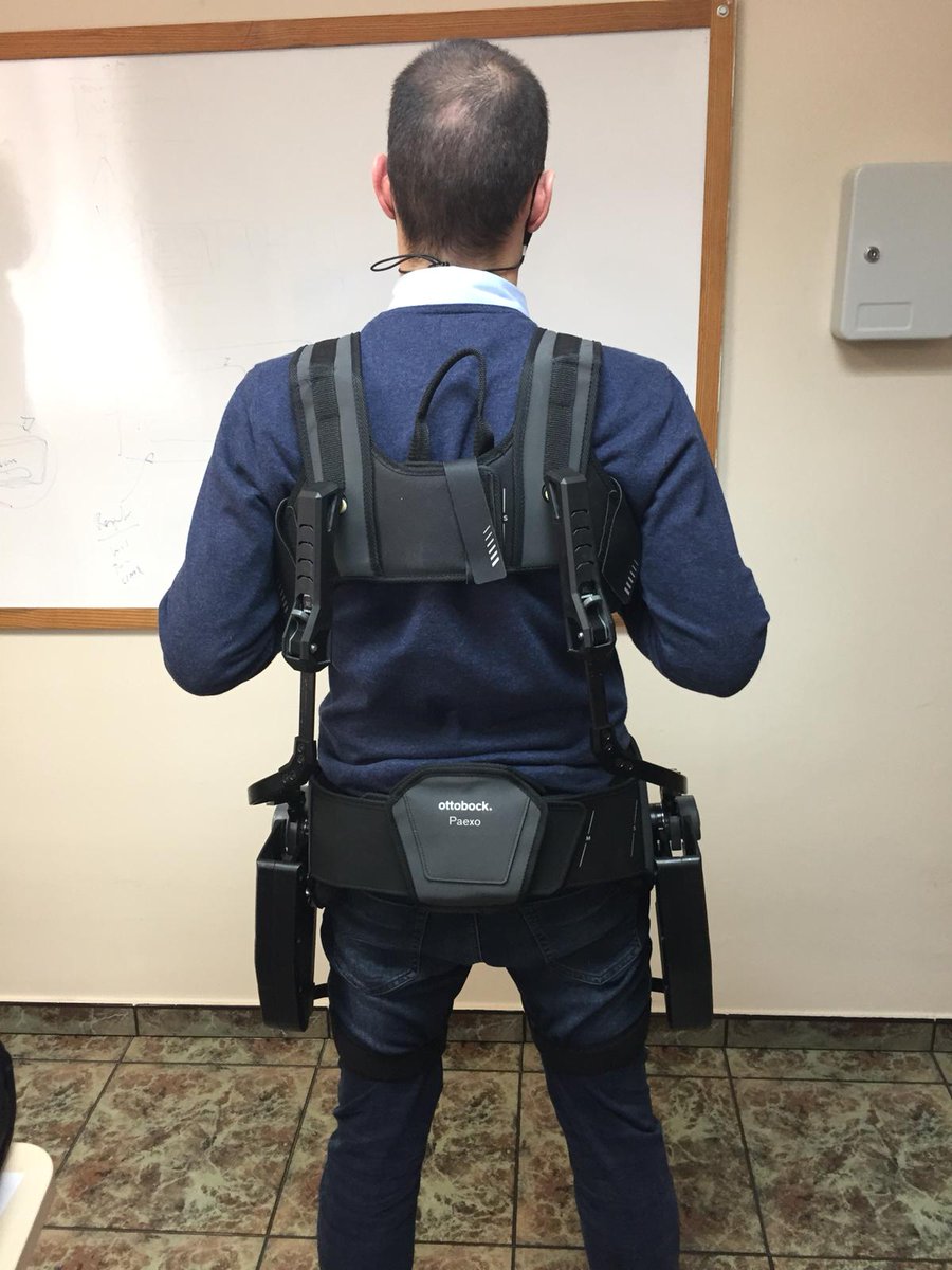 Olpe_Ingenieria's tweet photo. Ayer estuvimos con nuestros amigos de IRUÑA TECNOLOGÍAS presentando la gama de exoesqueletos pasivos de la marca OTTOBOCK PAEXO 
@Olpe_Ingenieria #Ingeniería #Exoesqueletos #saludyseguridad #BIOSAFETY https://t.co/9Psfo6pRxz