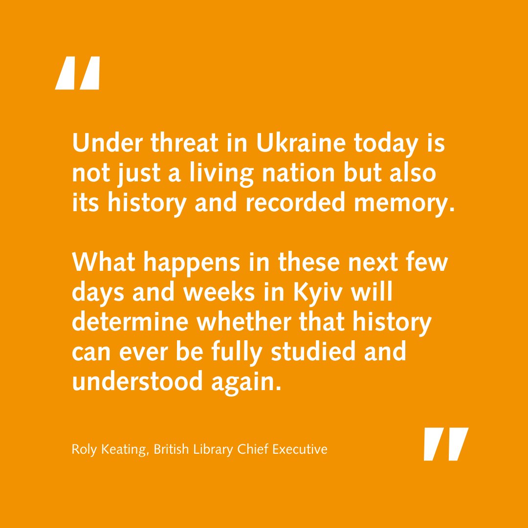 britishlibrary's tweet photo. The Vernadsky National Library of Ukraine in Kyiv is one of Europe’s great national library collections.

Read our CEO @rolykeating’s response to the threat it currently faces and his words of solidarity with Ukrainian colleagues: https://t.co/ghB8YF5qTt

#StandWithUkraine https://t.co/BDgM1VCsBt