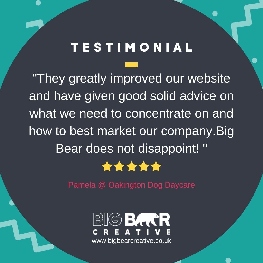 Our motto is stand out from the crowd, and that is exactly what we try to implement in our clients' journeys with us.
 
Always a pleasure to receive such kind words as feedback!
 
#bigbearcreative #customerfeedback #seoagencycambridge #digitalmarketing #digitalstrategy