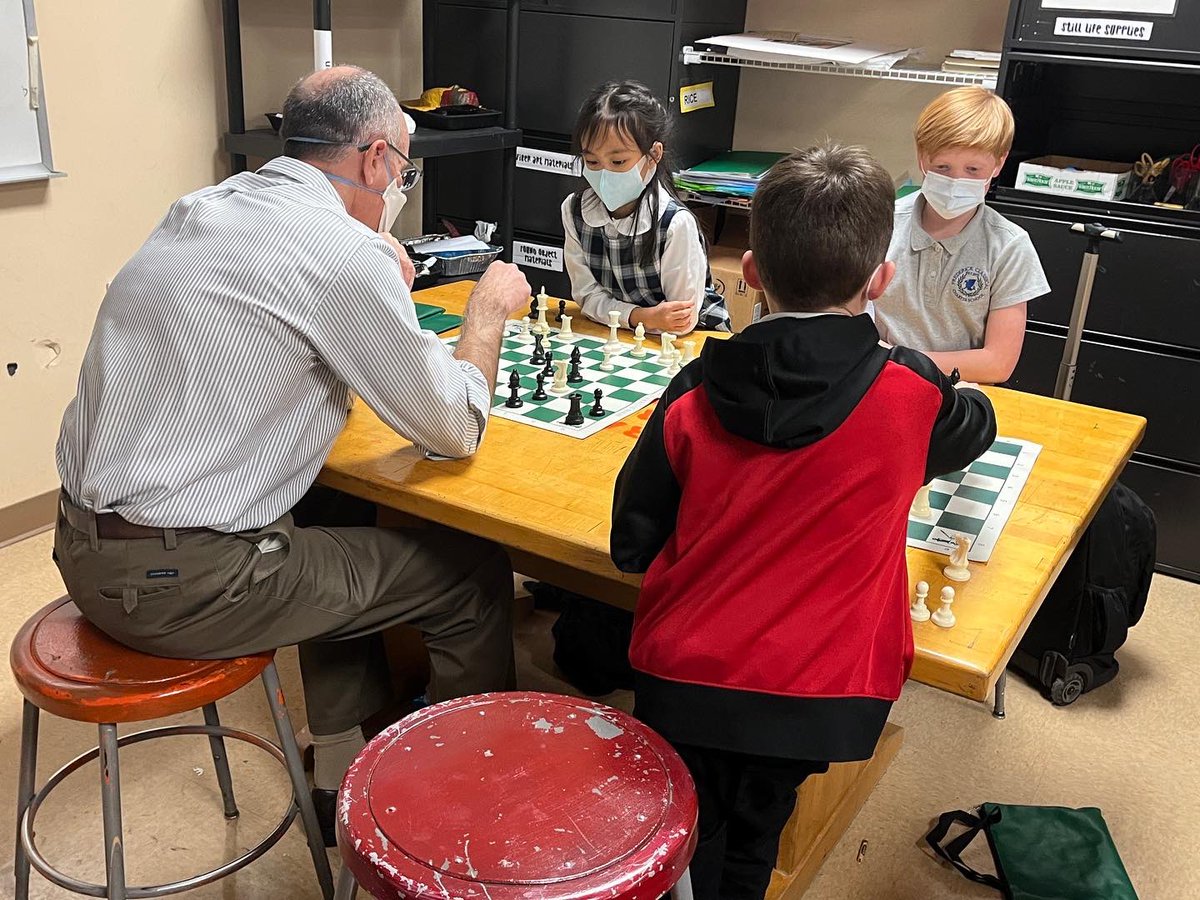 FCCS_School's tweet photo. The Chess Club at FCCS @FCPSMaryland has been busy! This week they had learned three basic rules to follow at any game in the opening phase! This is one among the many lessons they learn each week, followed by online tournaments! The team is having a blast!
#fcpsmd #fcpsmdready https://t.co/J6LKjlsGc7