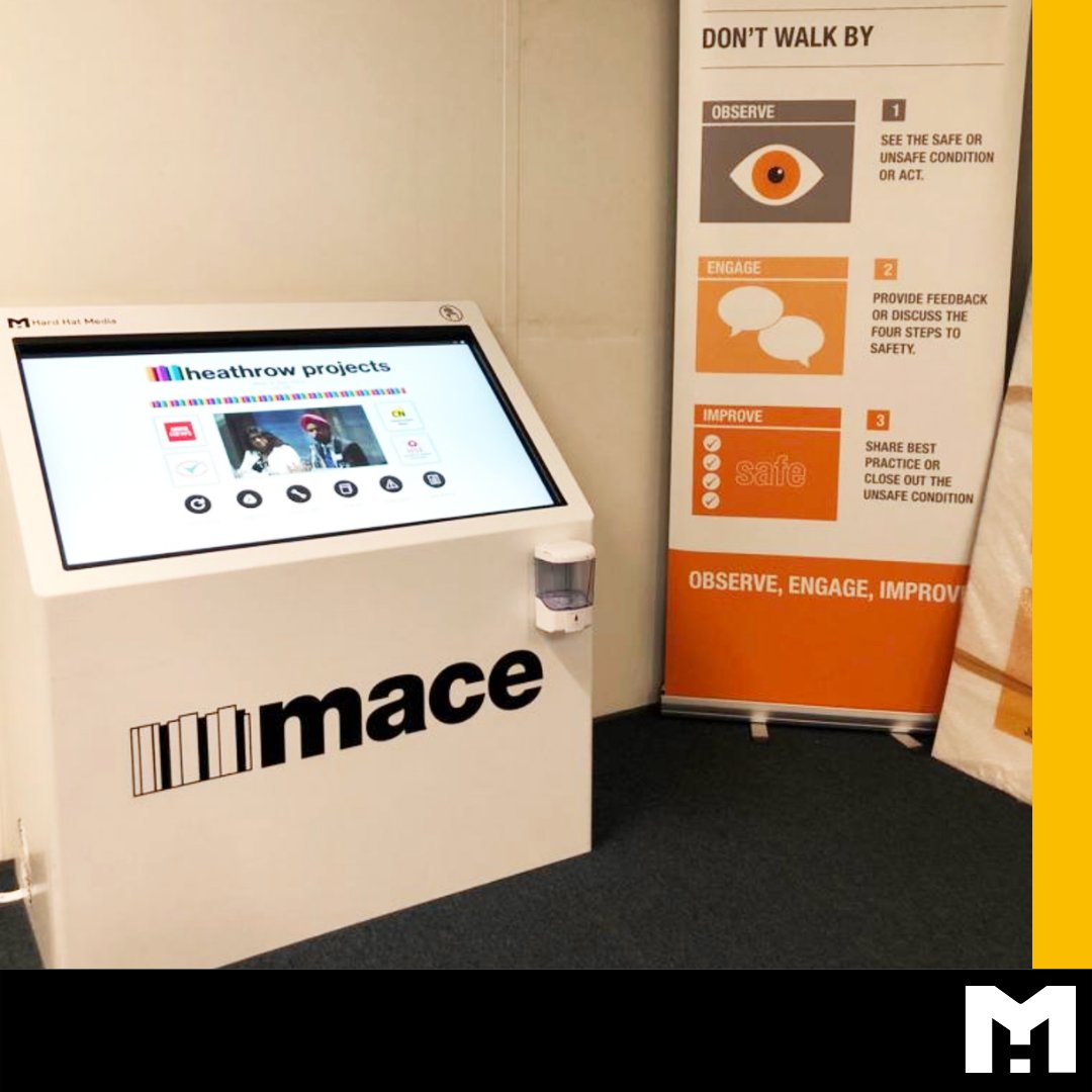 Our Digital Drawing Table is perfectly suited for any indoor location, with a multitude of functionality. Access drawings, permits, project plans and even the weather with these diverse and robust displays! #digitalsolutions #digitalsignage #loveconstruction