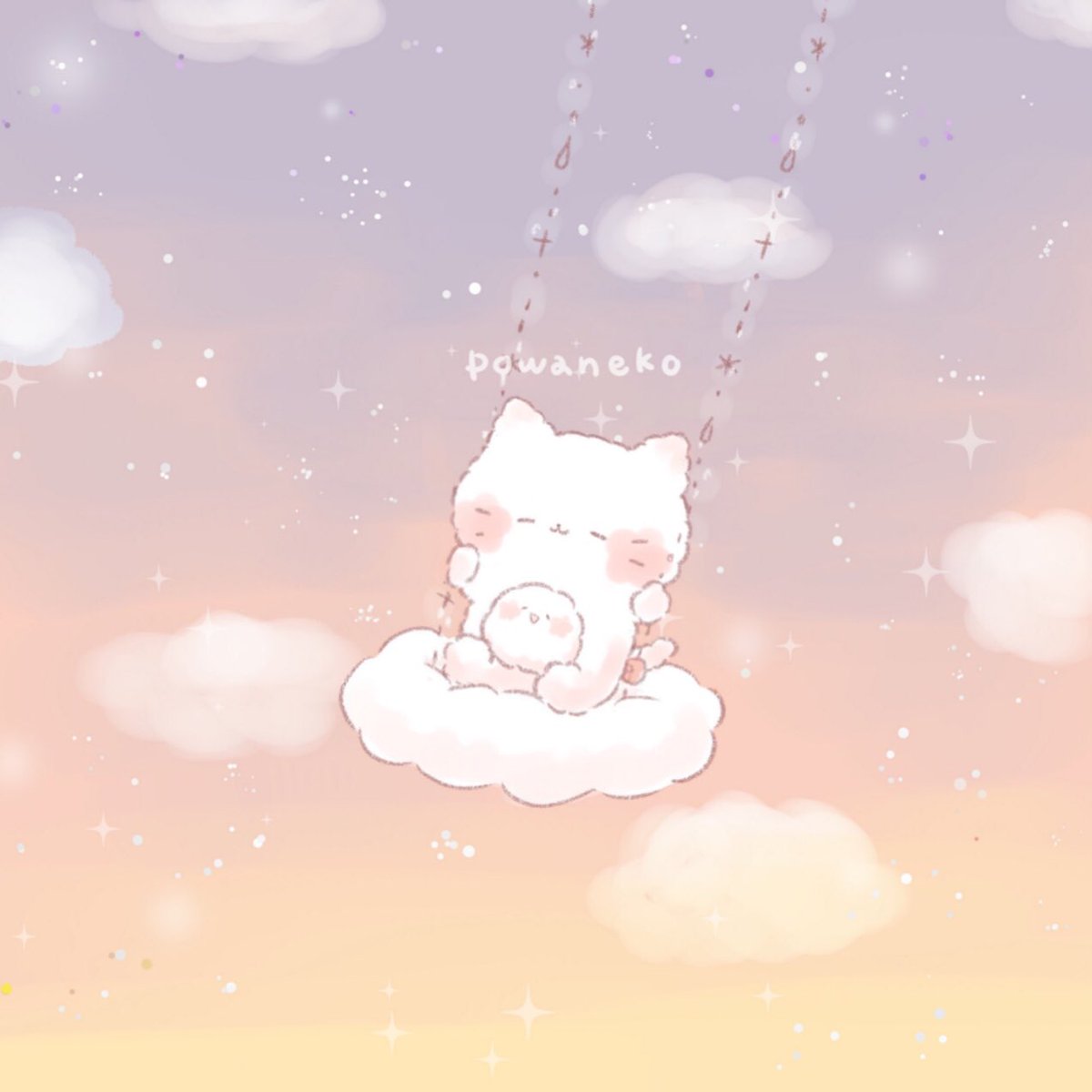 powaneko_o0's tweet photo. お空のブランコ ☁️ *̣̩⋆̩
#イラスト #illusyration https://t.co/zZggN9N3FN