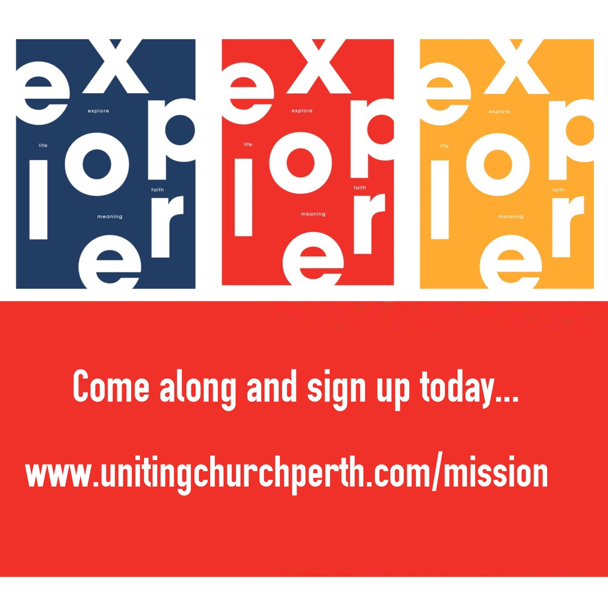 UCICPerth's tweet photo. *** UPDATE Now ONLINE ONLY ***
And there is still time to register for Tuesday night at 5:30pm on alpha@ucic.org.au or 0421 239 144 https://t.co/8Z85T0ZDTx