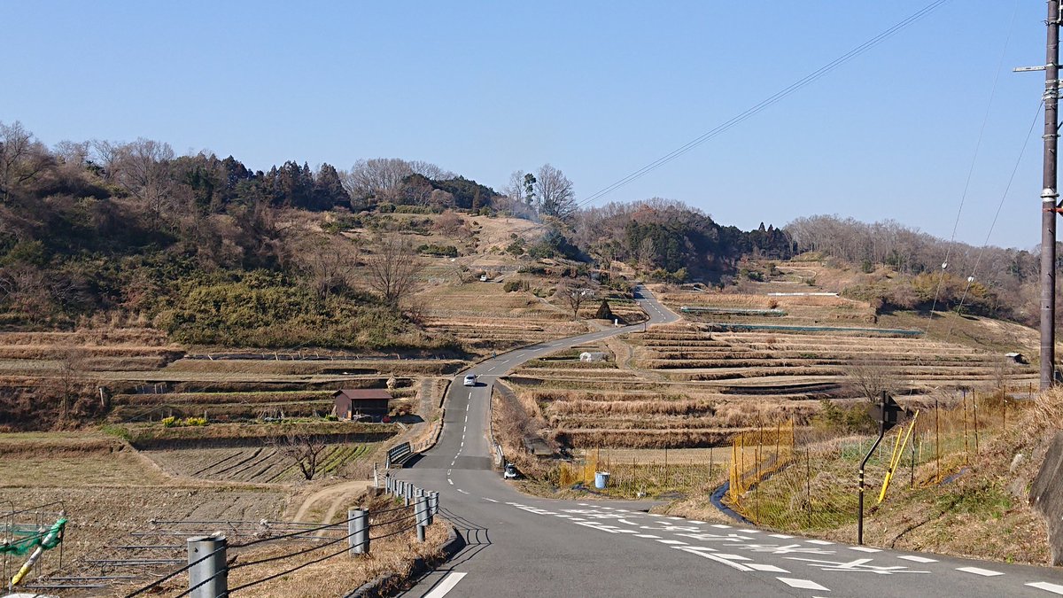 asukavill's tweet photo. 特集／3/13飛鳥ハーフマラソン🏃
世界遺産構成資産候補を走る その３
９枚目：飛鳥宮跡、飛鳥京跡苑池(右手遠く、突然川原寺も含め３つの遺跡が‥)
10枚目：石舞台(右手、生垣の奥に！)
11枚目：稲渕の棚田(正面全面、重要文化的景観❗)
12枚目：牽牛子塚古墳(右手、遥か彼方に真っ白な八角形墳が‼️) https://t.co/XzUuyshfD1