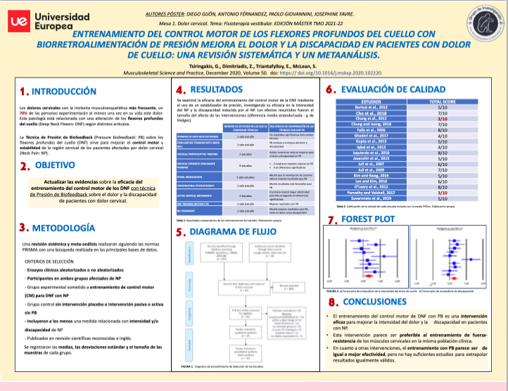 terapiamanualUE's tweet photo. 🔴#Fisioreview🔴
Mesa redonda: Columna cervical
ENTRENAMIENTO DEL CONTROL MOTOR DE LOS FLEXORES PROFUNDOS DEL CUELLO CON
BIORRETROALIMENTACIÓN DE PRESIÓN MEJORA EL DOLOR Y LA DISCAPACIDAD EN PACIENTES CON DOLOR
DE CUELLO: UNA REVISIÓN SISTEMÁTICA Y UN METAANÁLISIS. https://t.co/JKucbYWw8e