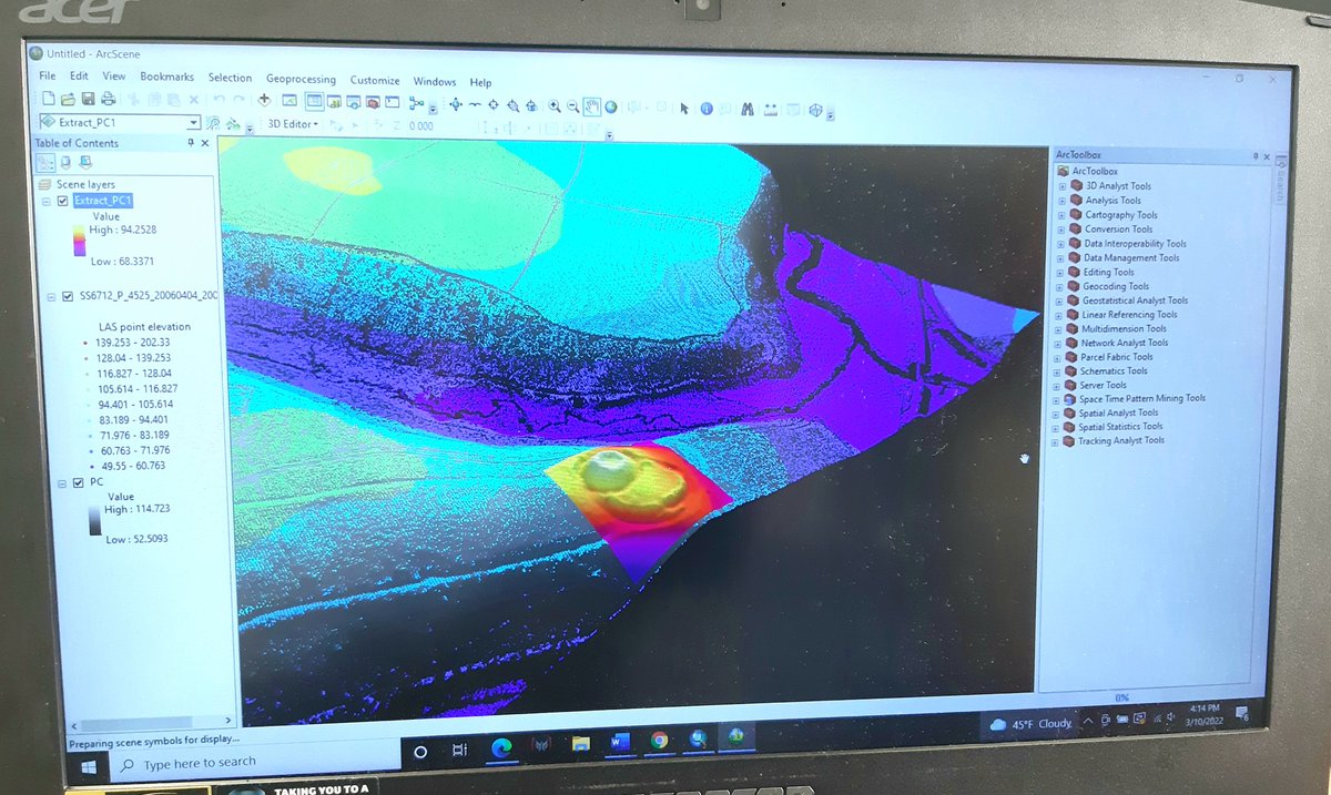lucy_w28's tweet photo. Spent some time learning to use ArcGIS with @THEcastleexpert and produced some brilliant maps with point cloud data for #WembworthyCastle in Devon! #DigitalHumanities https://t.co/BcA1fFrFB2