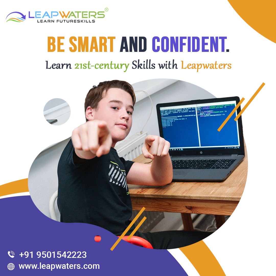 Leapwaters_com's tweet photo. Core skills that a youngster must possess in the 21st century include Leadership skills, Good Communication Skills, Digital Literacy, and Advanced understanding of information.
Learn these skills with Leapwaters life skill camp.
Visit us at https://t.co/wKtpy3UeVB
#futureskills https://t.co/nh2YBzCb6g