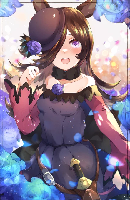 #絵柄が好みっていう人にフォローされたい #ウマ娘 
鮮やか的に描きます 