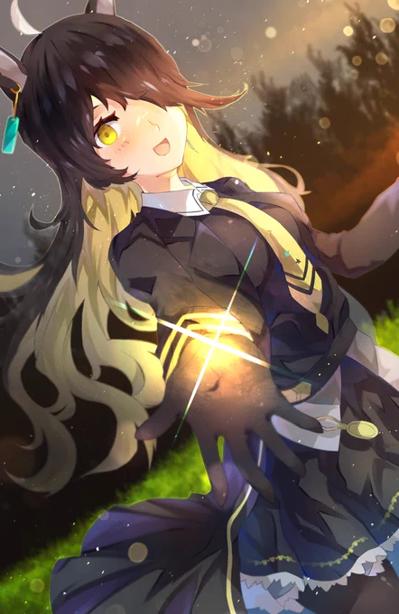 #絵柄が好みっていう人にフォローされたい #ウマ娘 
鮮やか的に描きます 